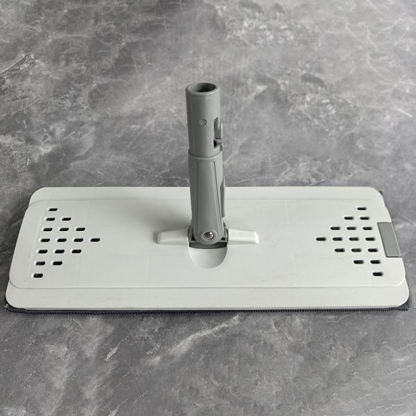 Large Flat Mops And Buckets With Steel Wringer Set System For Hardwood Floor Cleaning