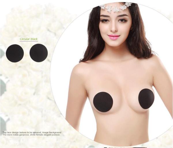 FN001 Suppliers of oval fabric nipple cover breast stickers breast pads