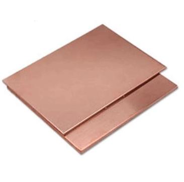 T2 H59 H90 Red Copper Sheet Copper Alloy Sheets ASTM 1mm 3mm 5mm Thickness