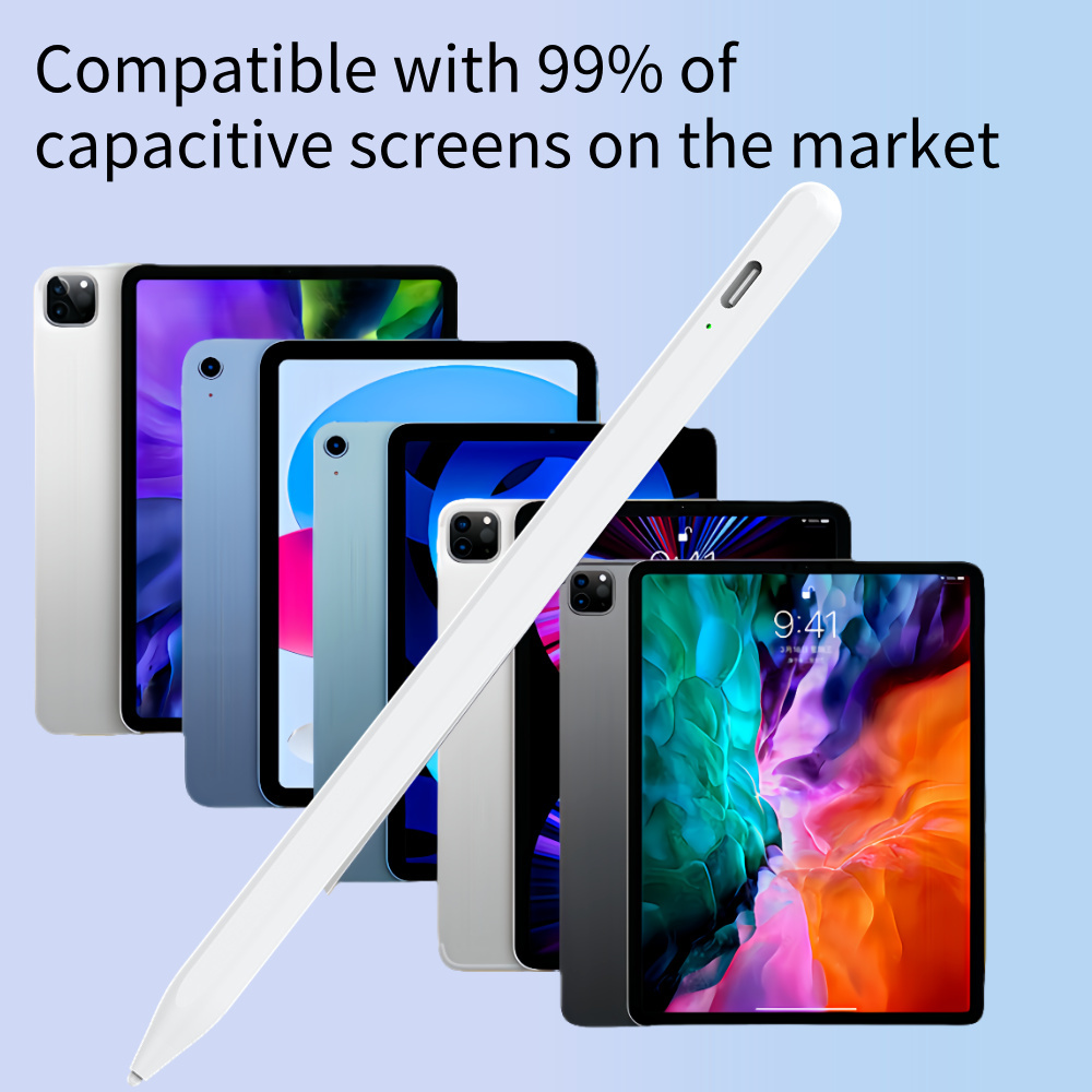 Active Stylus Pen 360-Day Standby Type-C, Digital Pencil iPad Android No Bluetooth, Aluminum POM Tip OEM Wholesale Supplier