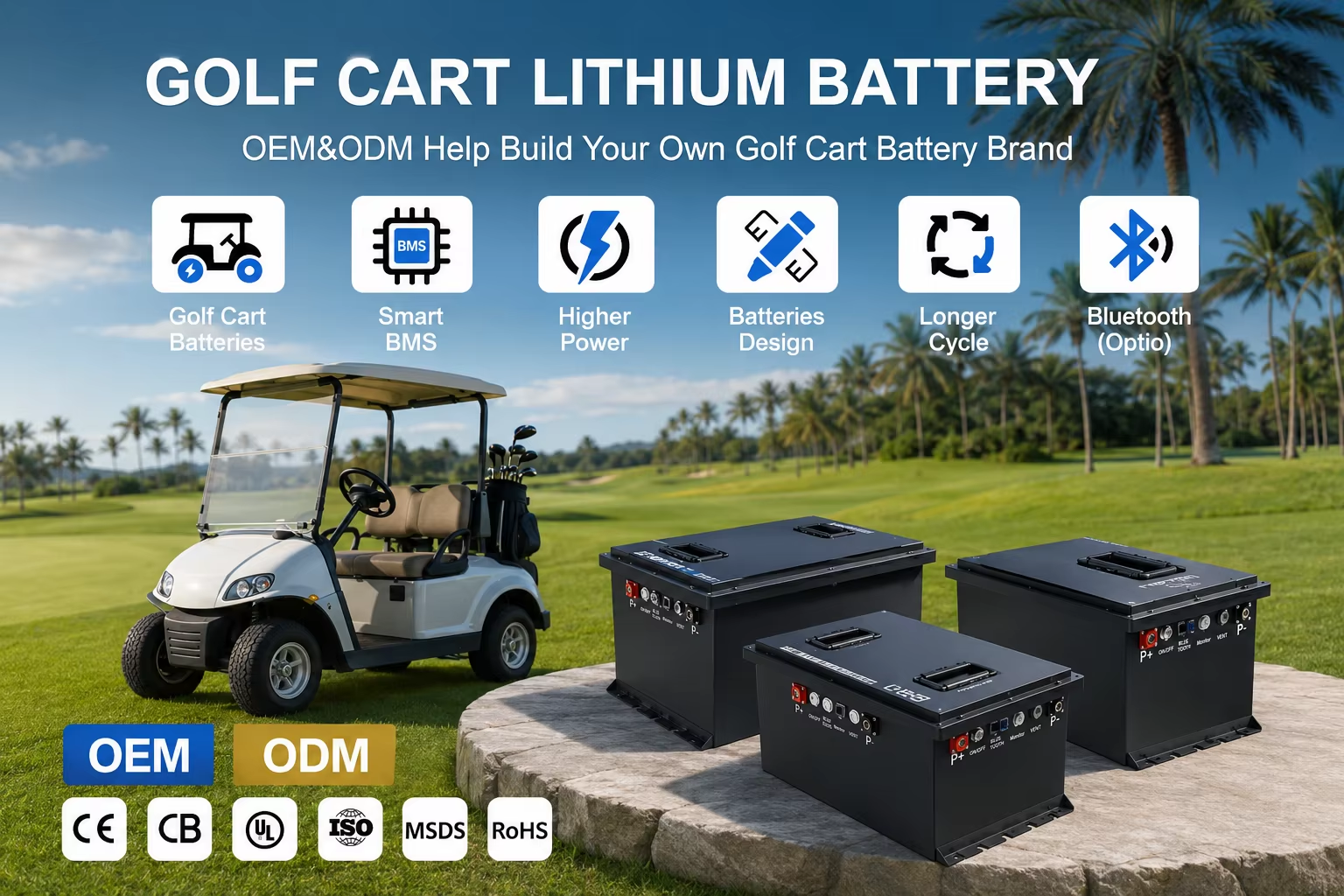 Customized 72V 105AH LiFePO4 Lithium Ion Battery Pack For Sightseeing Bus