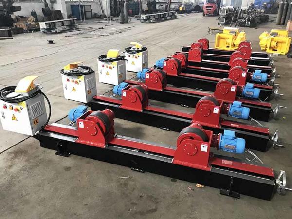 CE Certificate Pipe Support Rollers Pipe Turning Rollers For Essen Exhibition