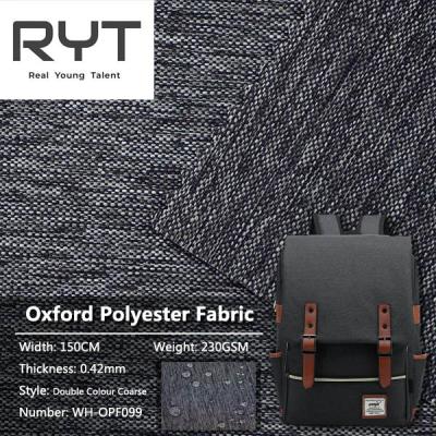 Waterproof PU Woven Poly Oxford Fabric For Ice Bag Notebook Backpack