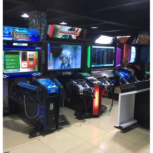 Disparador de experiencia inmersiva Máquina arcade avanzada con dos jugadores