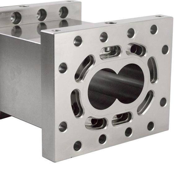 Germany 420 Bimetallic Screw Barrel Twin Screw Extruder Spare Parts For Petrochemical Industry