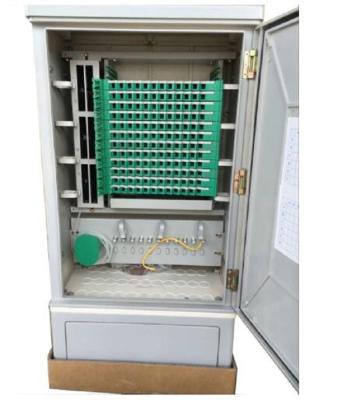 Armário de distribuição de fibra ótica material de SMC, cerco da montagem da parede da fibra de 144 núcleos