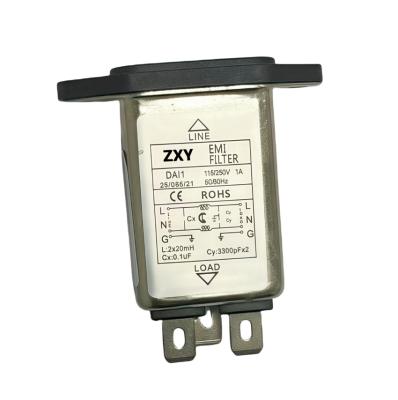 EMI Filter Plug in Single Phase AC Power Filter Electromagnetic Interference