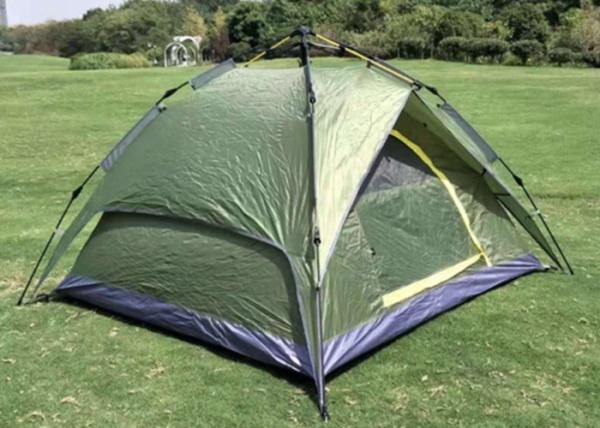 210*210*135cm Automatic Fibreglass Pole Waterproof PU2000mm Coated Green 190T Polyester Rainproof Outdoor Camping Tents
