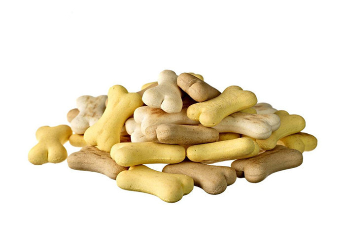 Full Automatic Dog Biscuit Making Machine , Stainless Steel Pet Food Processing Line