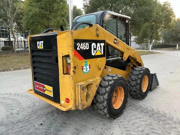 Hydraulic Cat 246D Skid Steer Used Mini Loaders 118KW