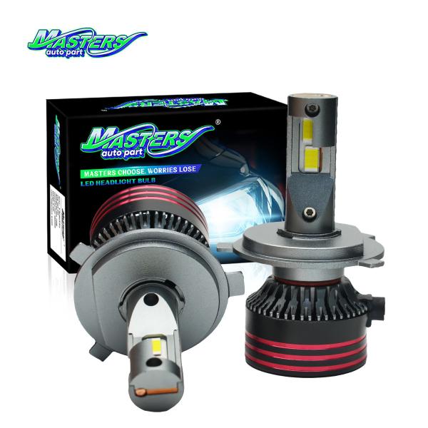 Masters M8pro 130W 13000 lumens 6500K refroidisseur blanc H1 H7 H11 phares ampoules