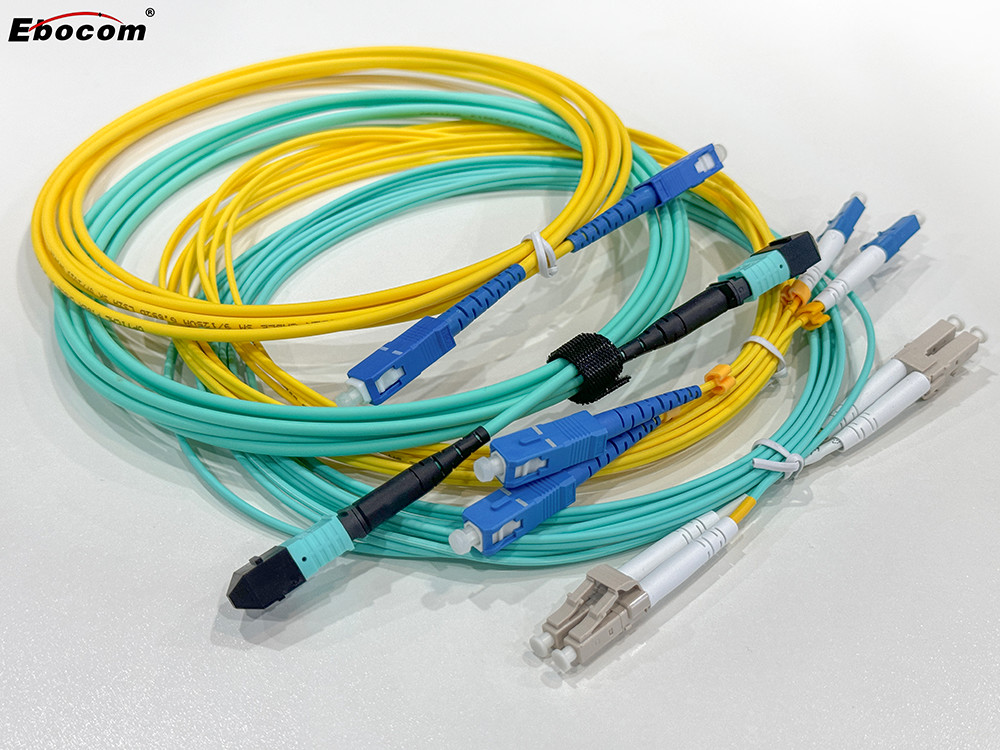 SC/UPC-SC/UPC Duplex Multimode Fiber Optic Patch Cord для высокопроизводительной