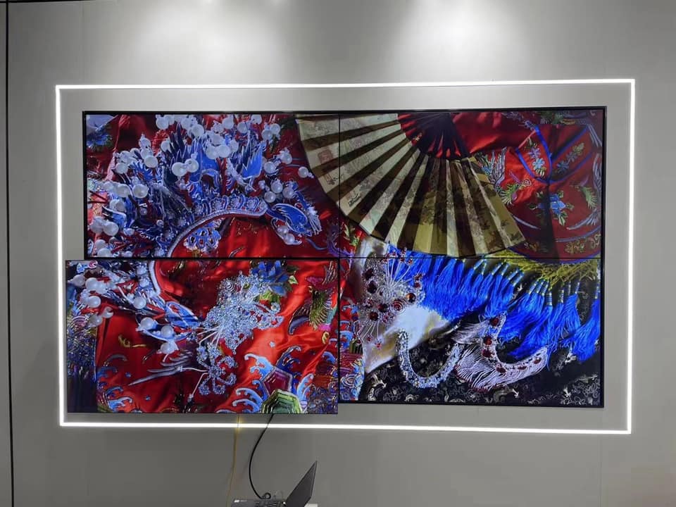 шкаф/стена решения 4k установили нул стен 49 шатона видео- касание 55 дюймов ультракрасное