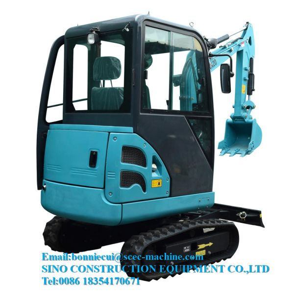 5T 2150mm Rubber Track Garden  Hydraulic Crawler Excavator