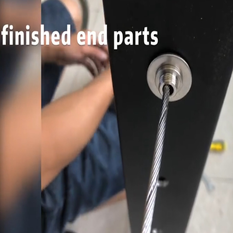 Горизонтальный нержавеющий поручень балюстрады кабеля для систем перил руки лестницы балкона