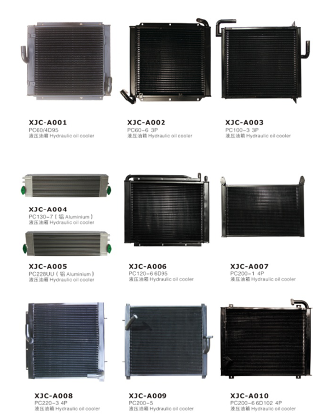 радиатор PC200-8 теплообменного аппарата ребра плиты экскаватора 20Y-03-42461 гидравлический