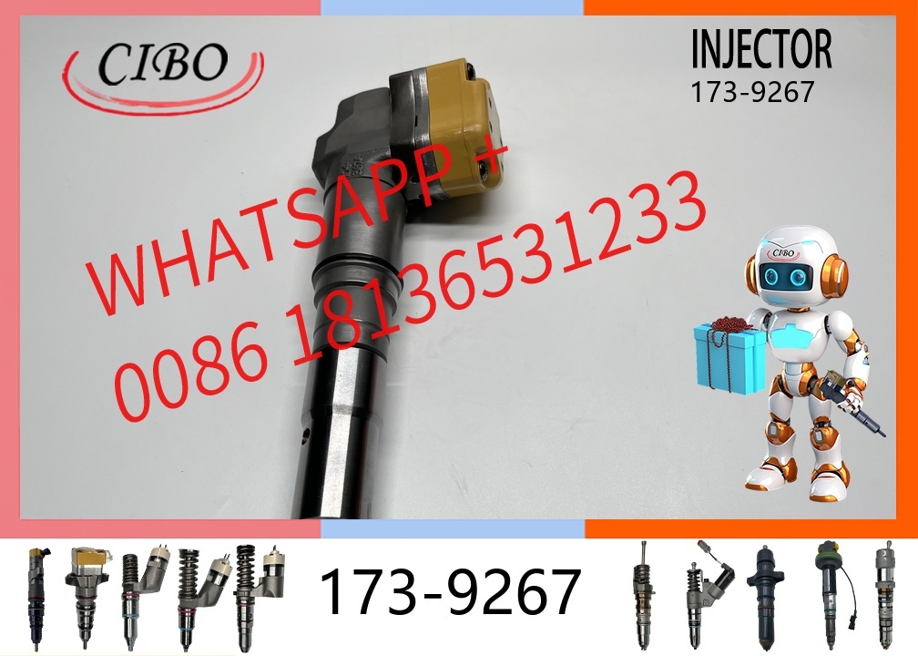 original 173-9267 Fuel Injector for  3412 3412E 3126B 3512B Diesel Engine 5110B Common Rail Injector Diesel Engine Parts Replacement OEM 1739267 173-9268 original new injector