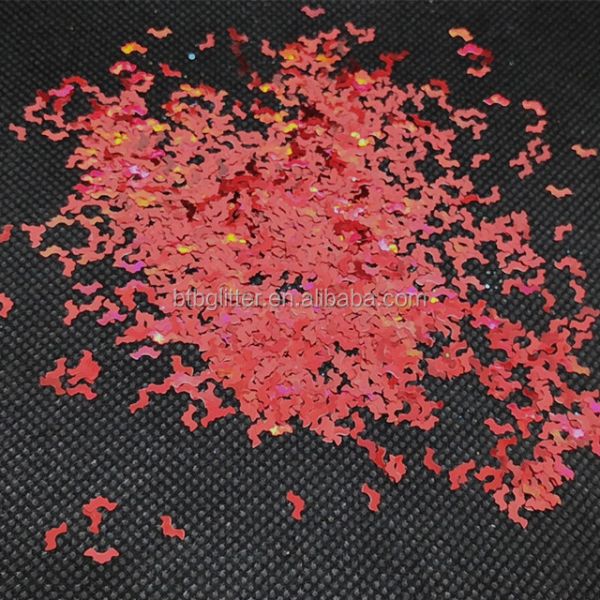 365 Colors Glitter Shaped Letter a in the Circle Glitter Shape Perfect Addition to Indoor Christmas Decoration