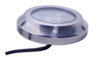 RGB 3 em uma luz conduzida de aço inoxidável do barco de Marine Underwater Light 17w para o barco