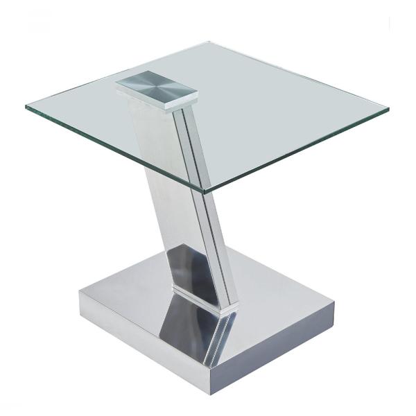Durable Tempered Glass Coffee Tables , Multifunctional Cafe Table Round
