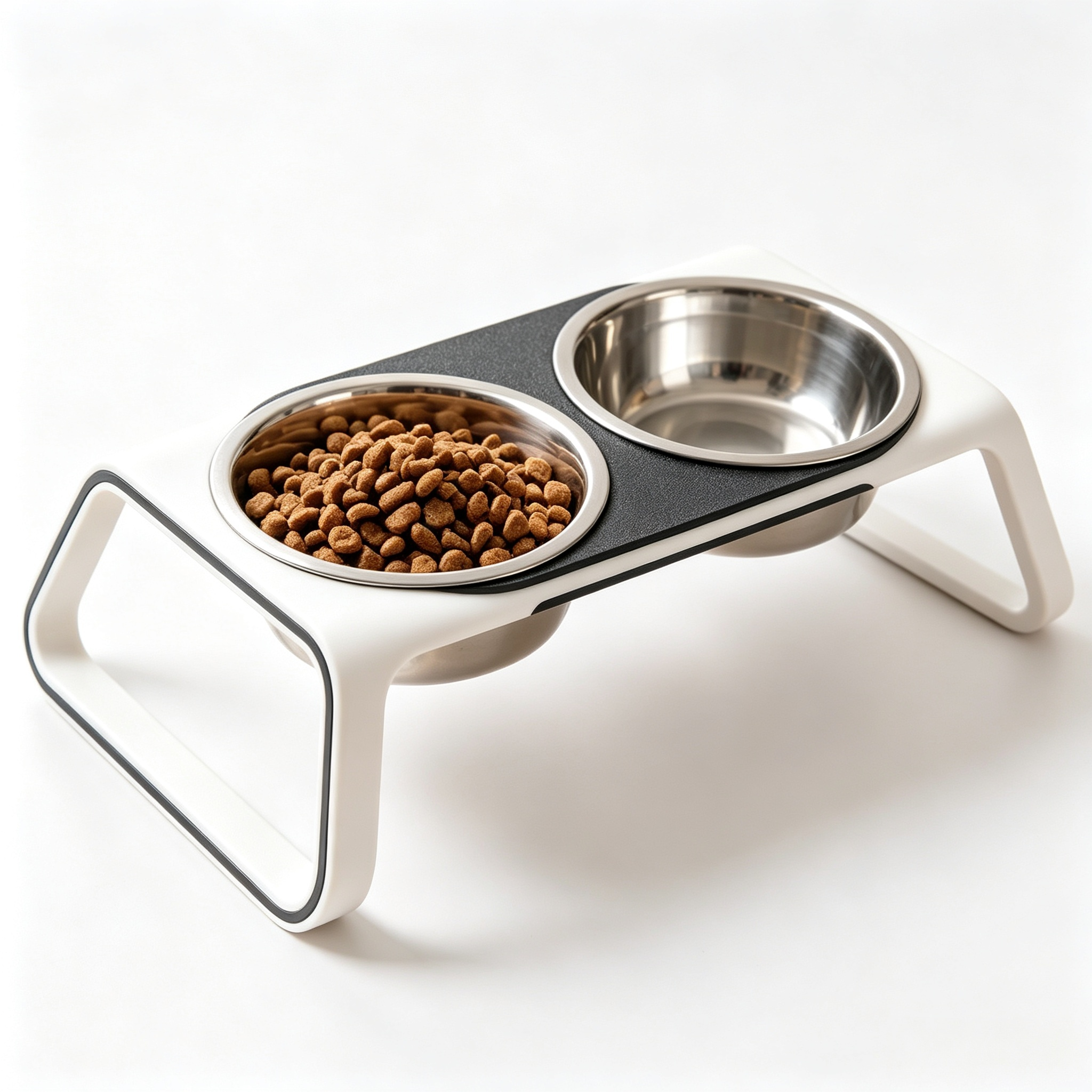 Detachable Stainless Steel Bowl Anti Slip Non Toxic 3D Printed Pet Accessories