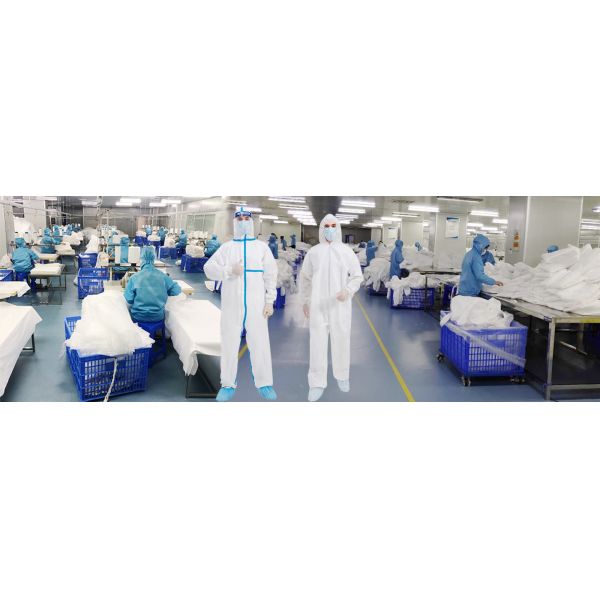 protective overall FDA medical coverall better fit coverall cross gard 4000 with sealed seam anti-virus sterile disposab