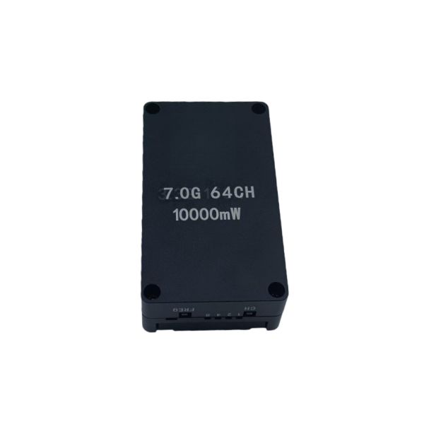 Analog 7.0GHz 8-10W 64CH Video Transmitter 8-10W (200mW 400mW 1W 4W 8-10W) Adjustable power