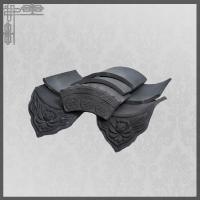Telhas de telhado chinesas tradicionais velhas antigas Clay Matt Unglazed Asian Gazebo