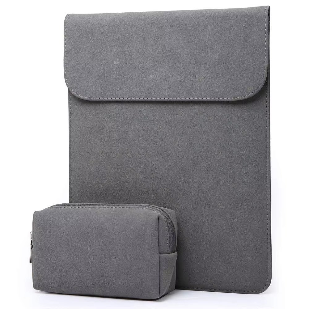 For 13 Pu Leather Laptop Sleeve Magnetic Closure Portable Handbag Case Soft Lining Business Custom Logo Macbook DNB162 Wholesale OEM/ODM/Private Label