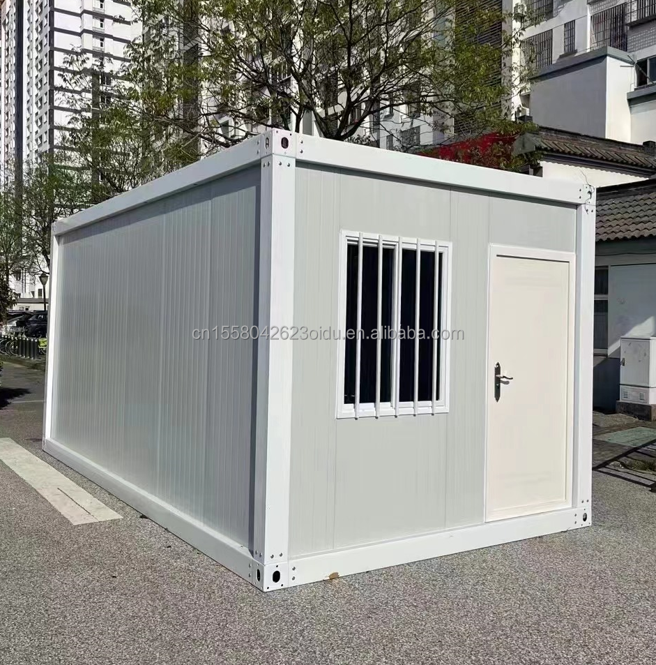 20ft 40ft Light Steel Container House Modern Design Prefab Camping Homes with Galvanized Steel Bending 180g and Steel Frame