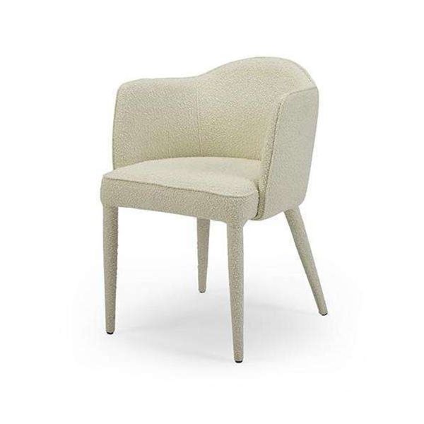 leather Nontoxic Upholstered Side Chair , Abrasion Resistant Tufted Chairs Dining