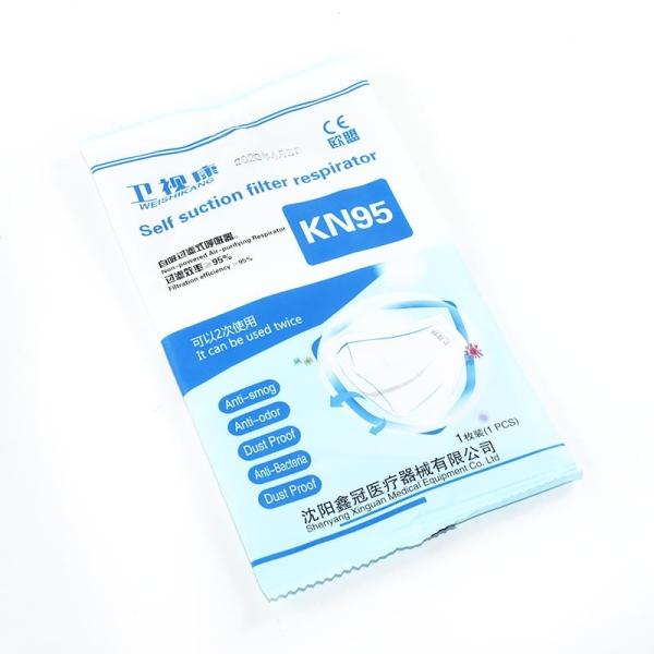 KN95 FFP2 Dust Mask Breathing Filter Respirator Surgical Mouth Mask 5 PLY