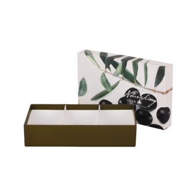 Couleur recyclable de la boîte CMYK de Gray Board Soap Packaging Paper avec le diviseur