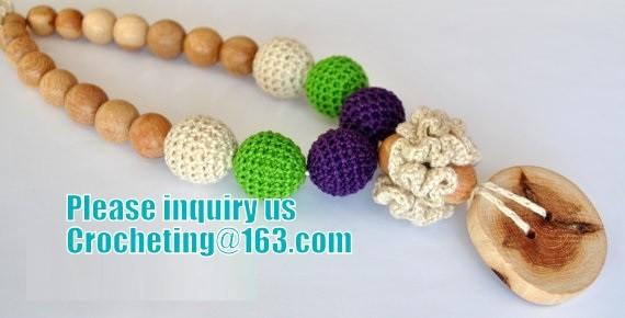 Rainbow nursing necklace, Nursing necklTeething necklace, Breastfeeding Necklace for Mom, Teething toy, Nursing necklace