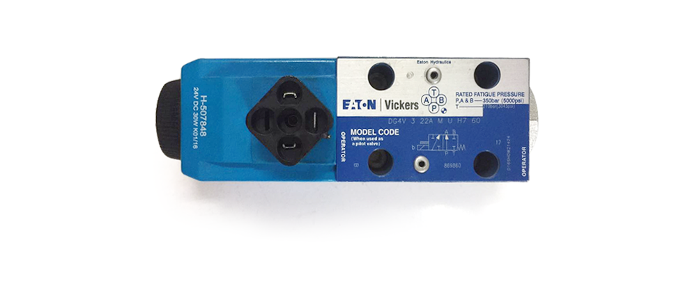 Vickers Solenoid Valve For Vehicle Mounted Line Pump DG4V-3-22A-M-U-H7-60