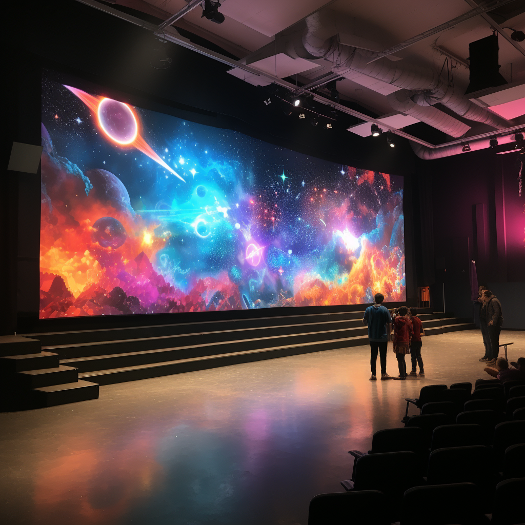 Бесшовный светодиодный панельный экран Внутренний 110V - 240V Стенный светодиодный экран