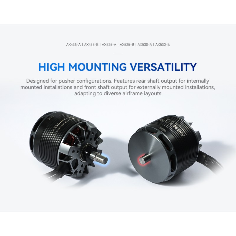 T-MOTOR AX525-A KV250 Brushless Outrunner Thrust 10kg 2250W BLDC Motor for Fixed Wing UAV