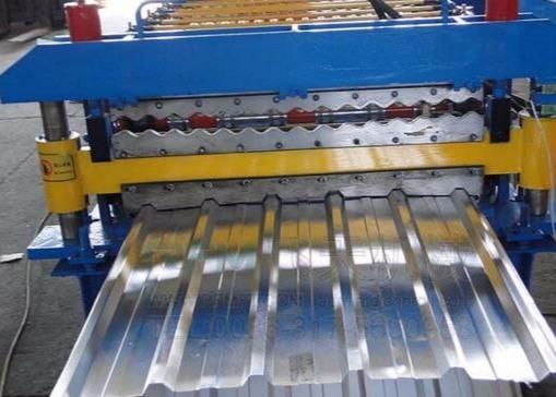 0.8mm Double Layer Roll Forming Machine For PPGI PPGL GI Aluminium