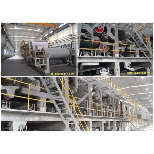 Placa de papel frente e verso da eficiência elevada que faz a máquina Craft a indústria de papel