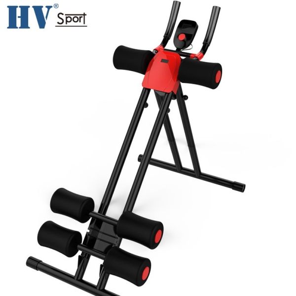 Foldable Ultra-Quiet Indoor Cardio Gym Equipment Weight Loss Pedal Exercise Bicycle Spinning Bike in Black