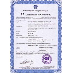Golden Future Enterprise HK Ltd Certifications