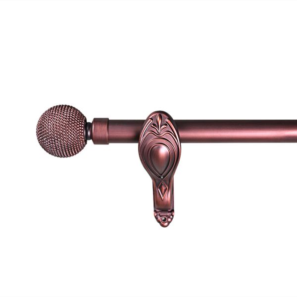 Ball Shape Curtain Rod And Finial Set Diameter 19mm 16MM