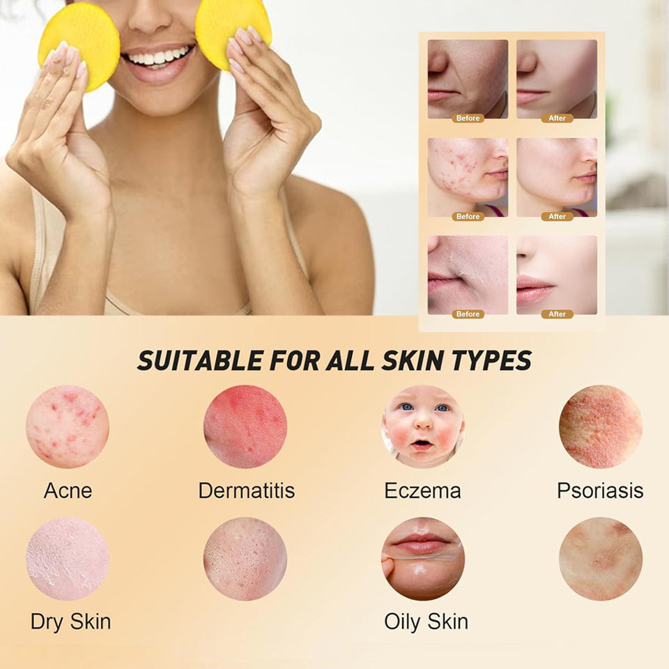 OEM ODM Natural Cleansing Salicylic Acid Cleansing Brightening Self owned Brand Kojic Acid Turmeric Cleansing Toner Pad
