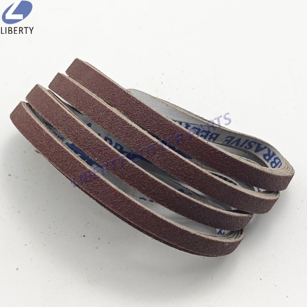 Cloth Cutting Machine Straight Knife Abrasive Belt FC1012, Coarse and Fine sand belts, Automatic knife grinding, Electric scissors sharpening belt