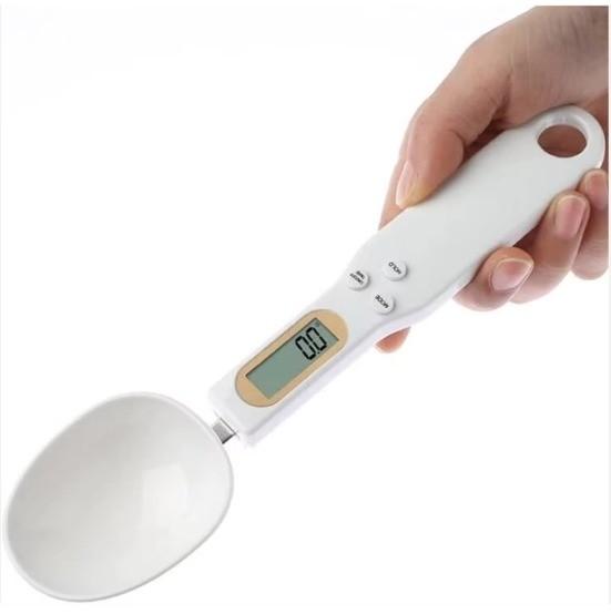 Battery Powered ABS Plastic 500g Digital Spoon Scale Kitchen Weight Measuring Device ' Choice 0.1g Division