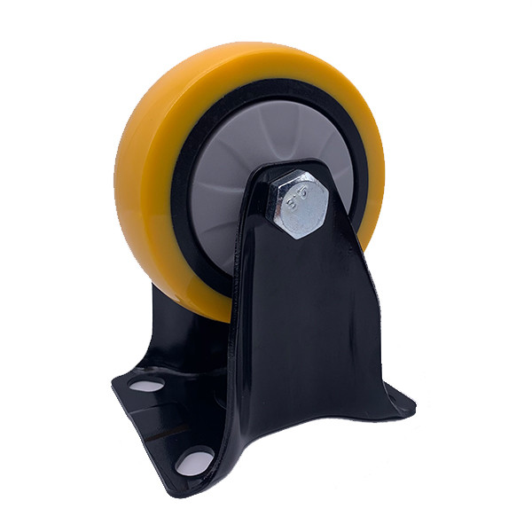 4'' Fixed Polyurethane Caster Wheels
