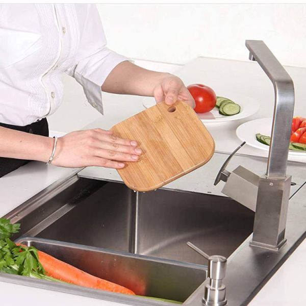 Handmade разделочная доска овоща 20x20x3cm мини бамбуковая для детей