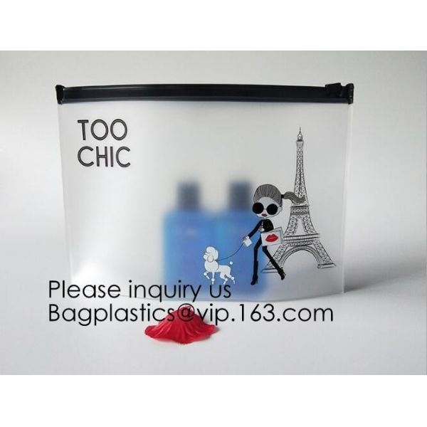 Stand Up Pouch Bag Type And Screen Printing Surface Handling EVA Zip Lock Bag,Underwear Zip lockk EVA Underwear Packaging