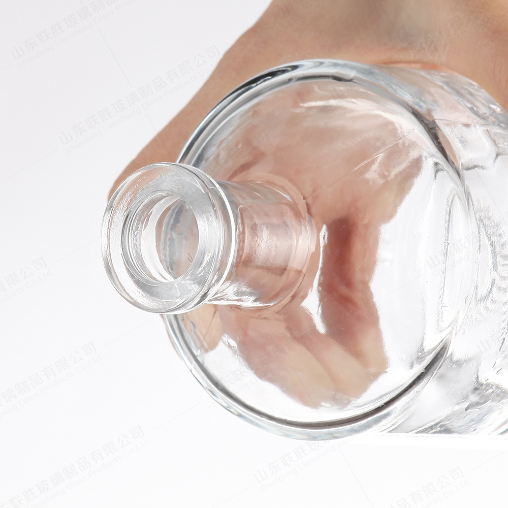 Бартоп 700 мл 750 мл Чистая матоватая черная стеклянная бутылка для скандинавского джина Виски водка ром