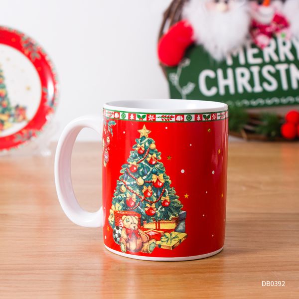 Christmas Colored Porcelain Dinnerware Cartoon Party Gift Box